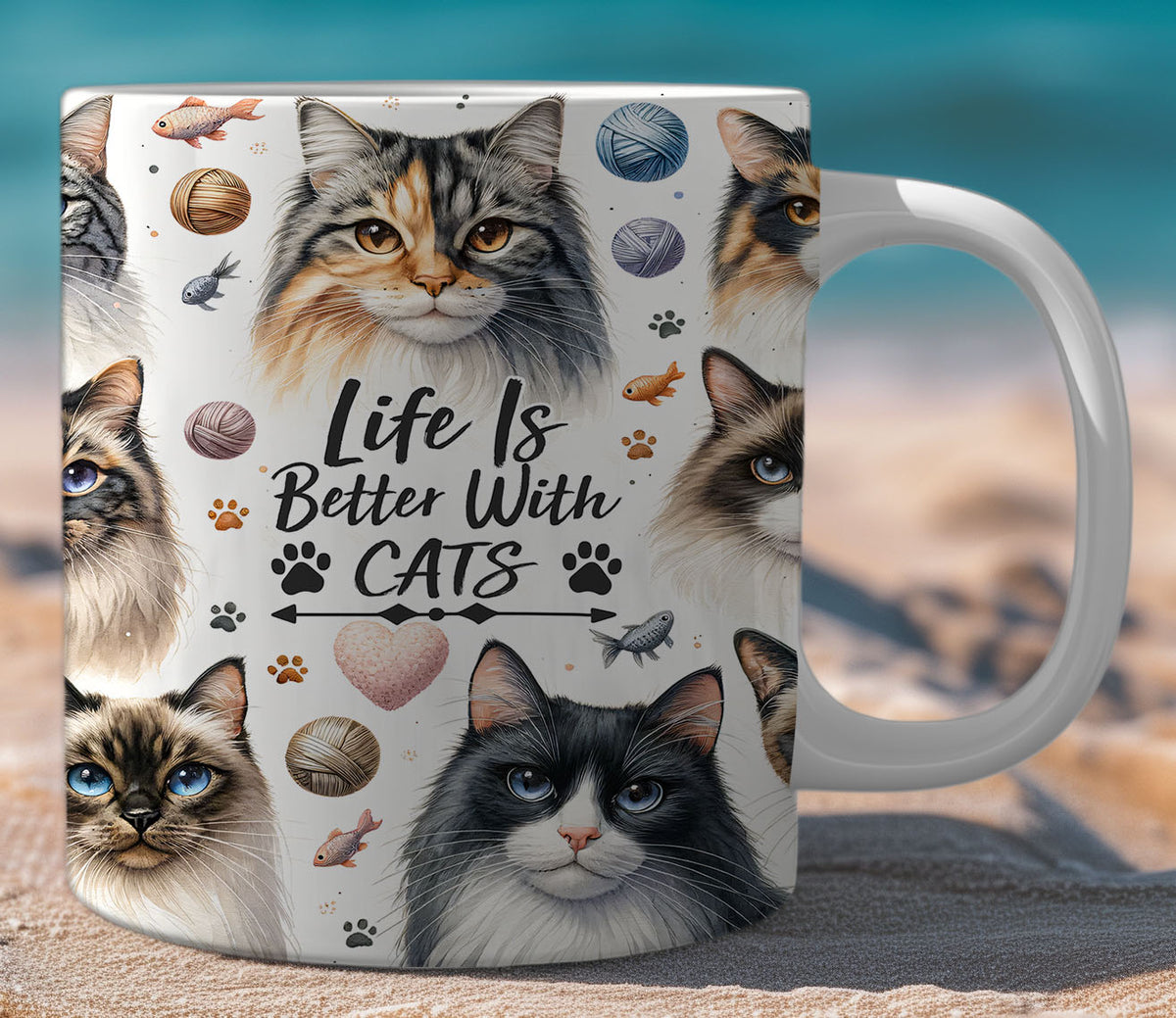 Mugs Life Better With Cats 12
