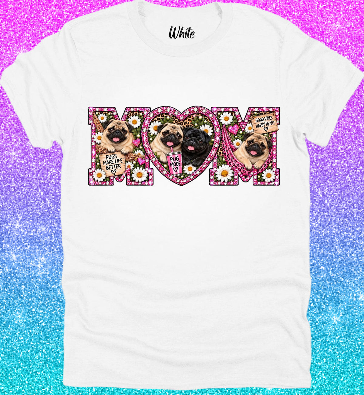 Dog Mom Tee Collection Pug 2