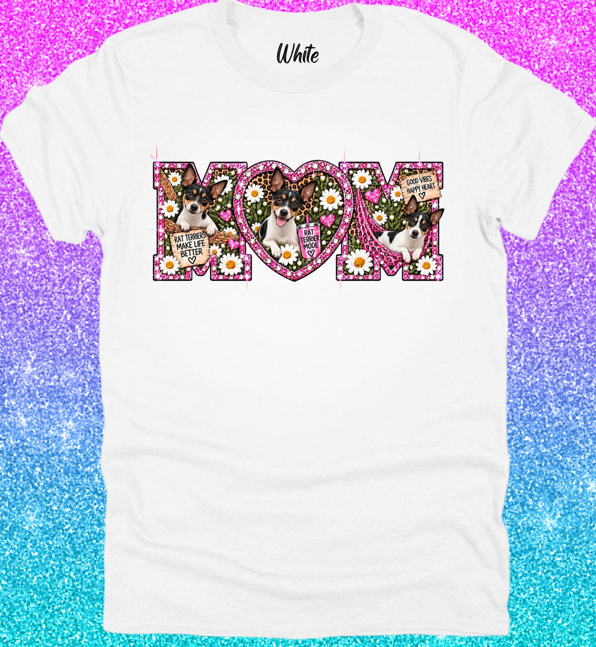 Dog Mom Tee Collection Rat Terrior