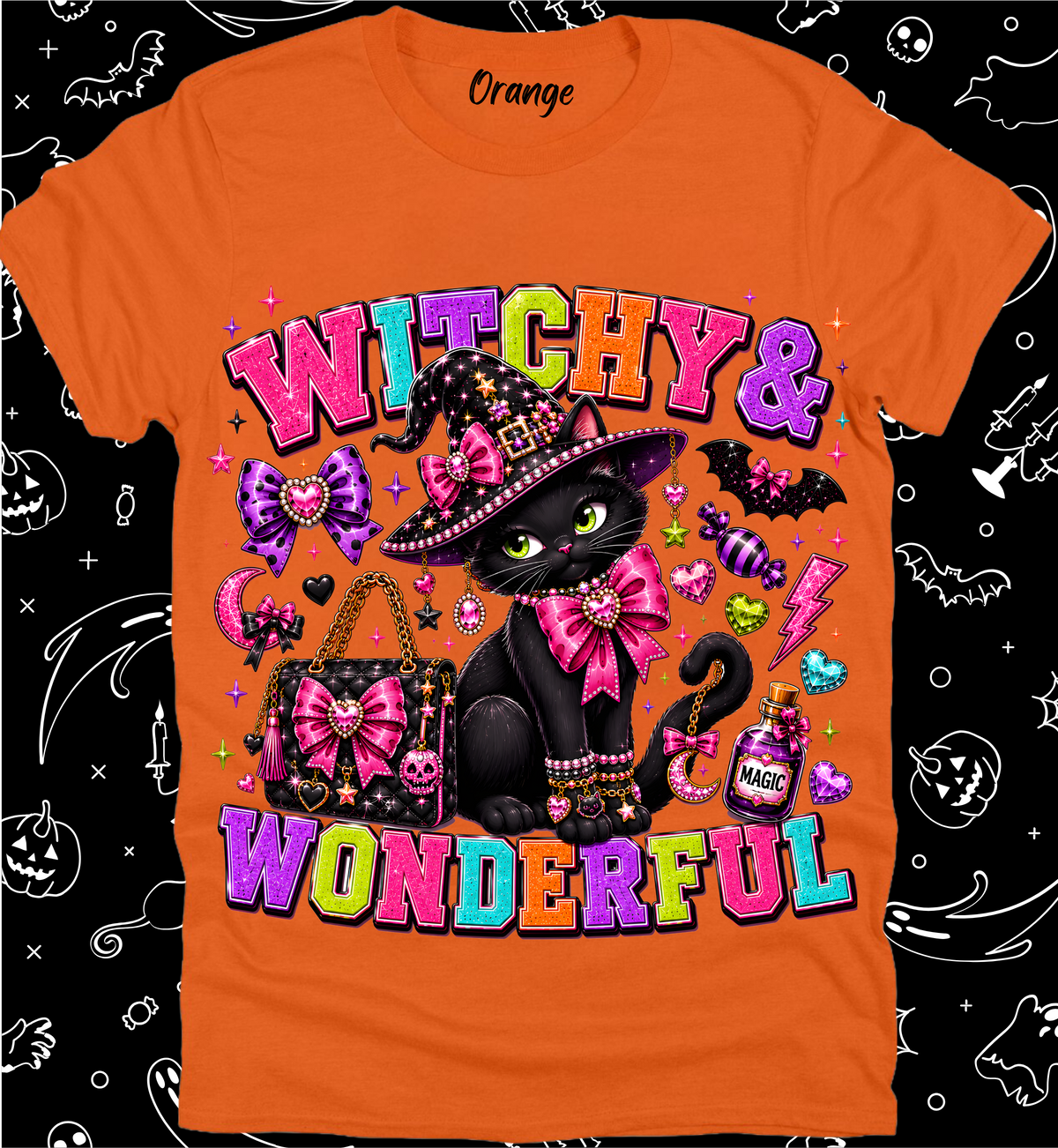 Halloween Preppy Rhinestone Tee Collection 17