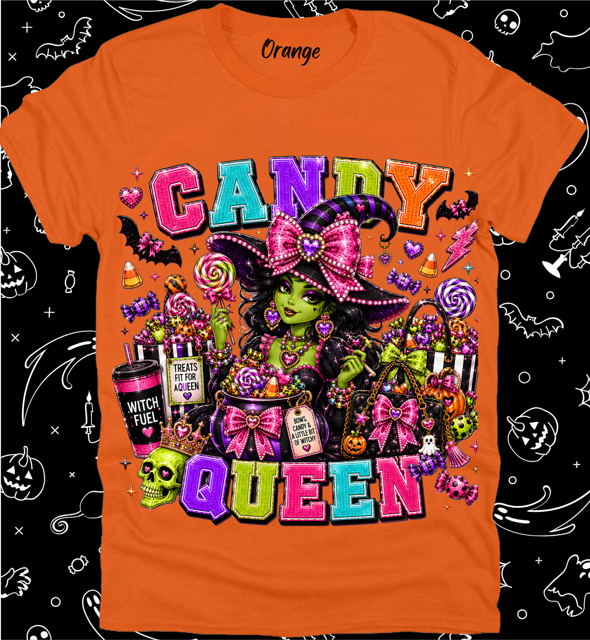 Halloween Preppy Rhinestone Tee Collection 14