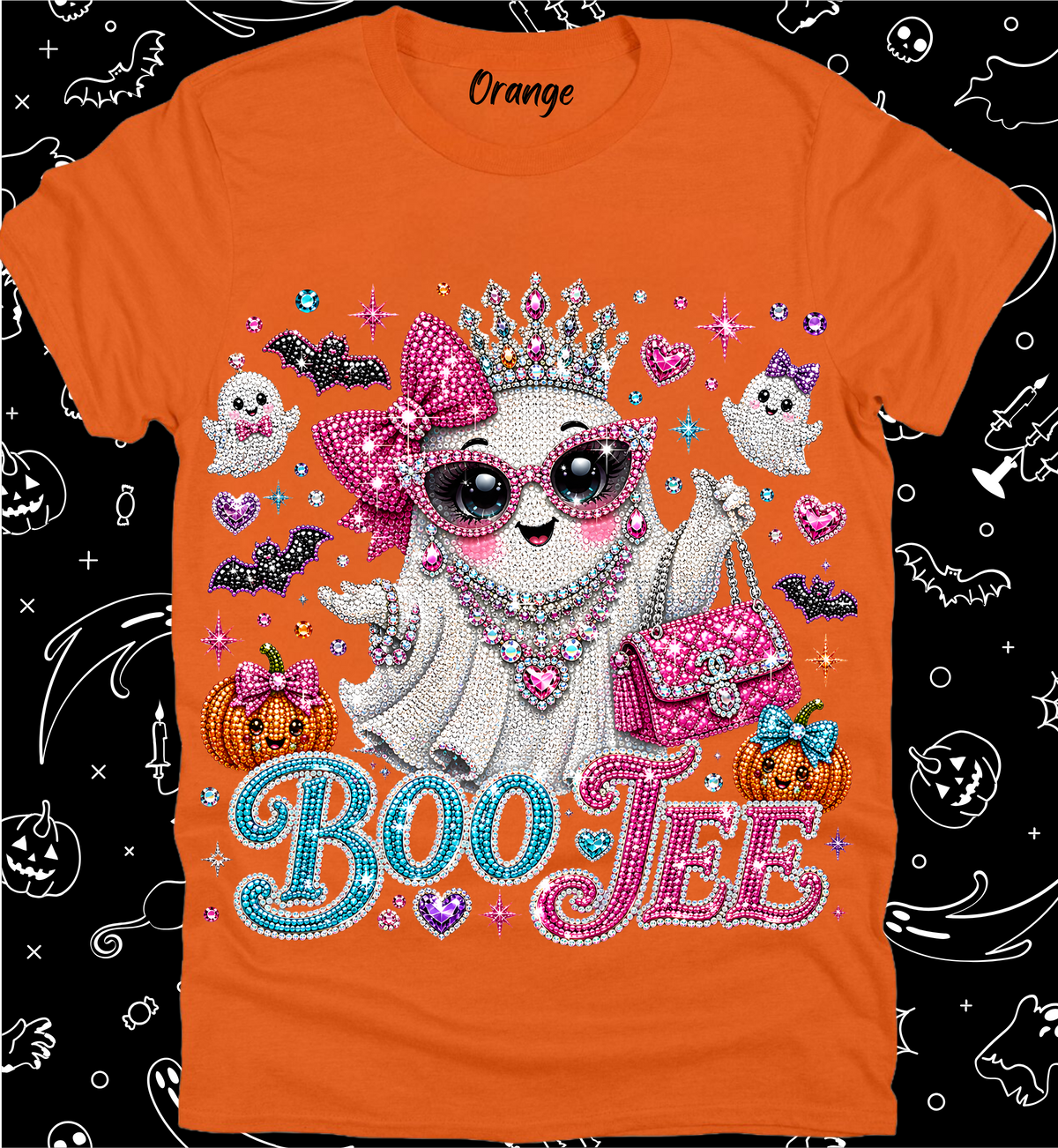 Halloween Preppy Rhinestone Tee Collection 21