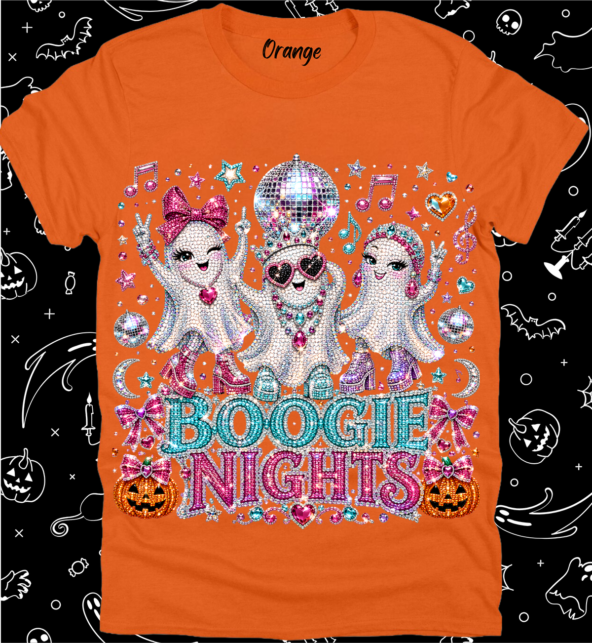 Halloween Preppy Rhinestone Tee Collection 8