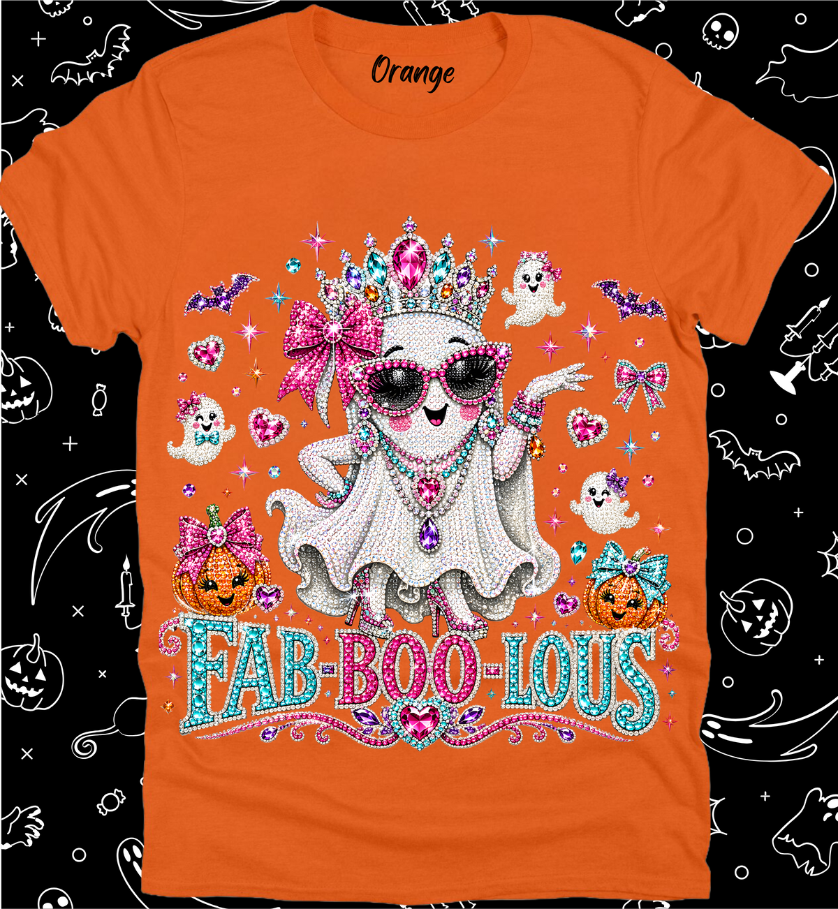Halloween Preppy Rhinestone Tee Collection 29