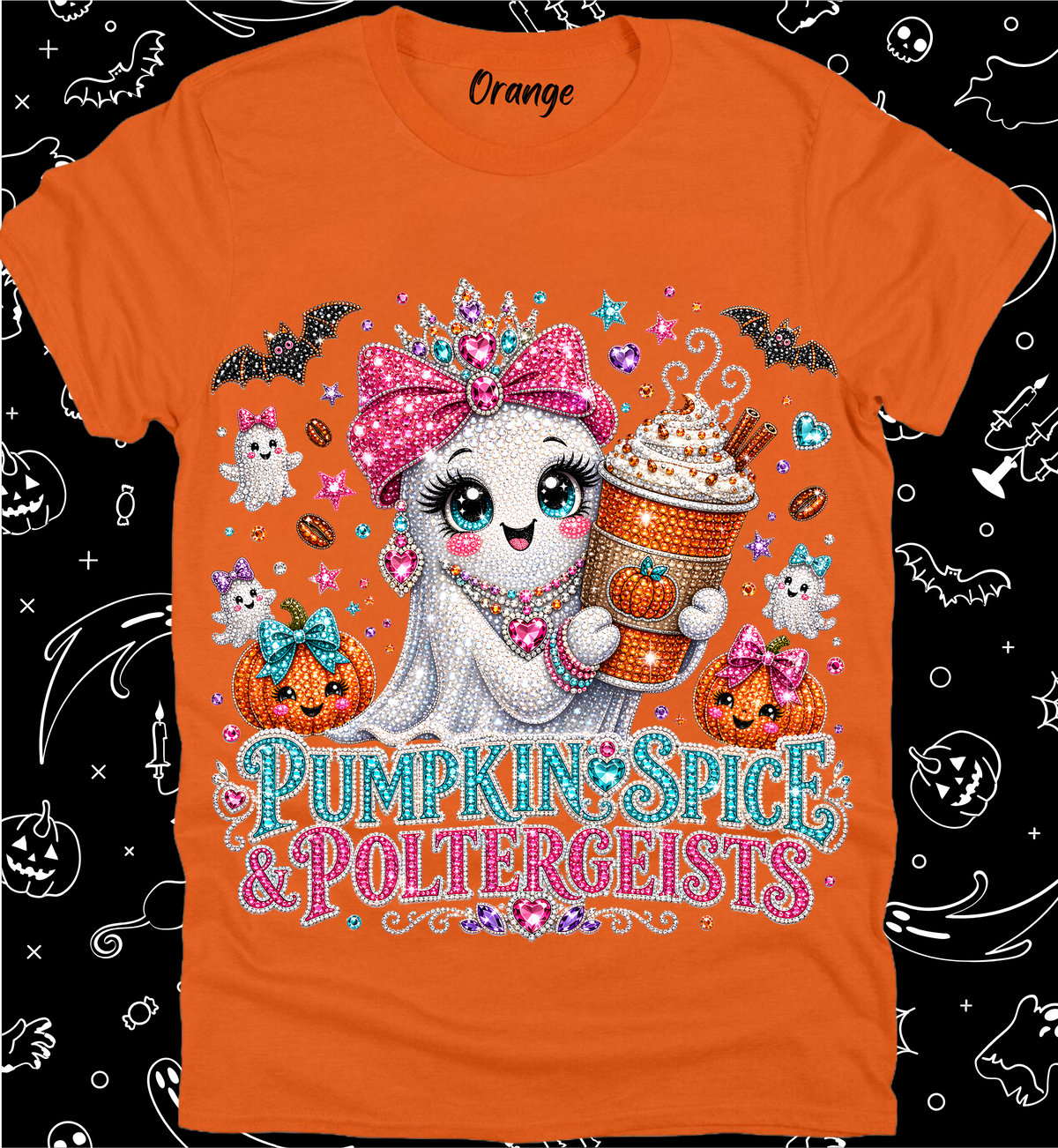 Halloween Preppy Rhinestone Tee Collection 6