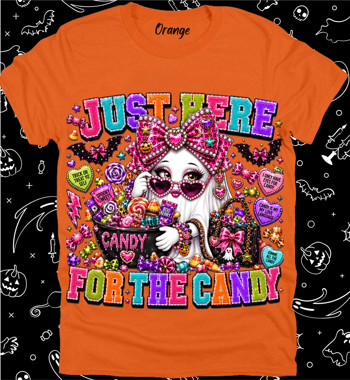 Halloween Preppy Rhinestone Tee Collection 32