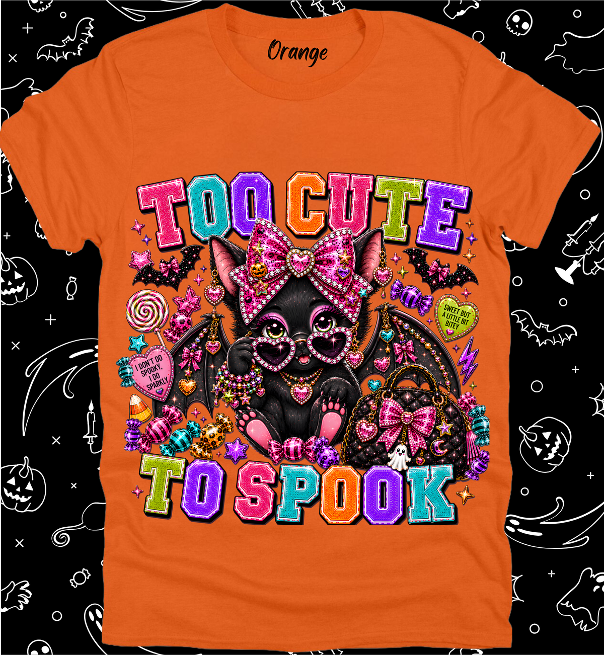 Halloween Preppy Rhinestone Tee Collection 11