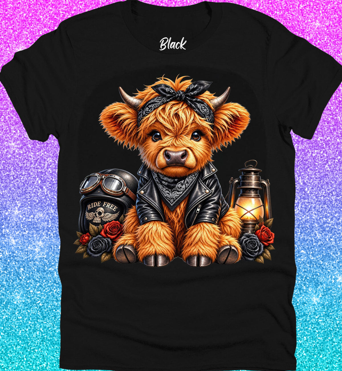 Highland Cow Tee Collection 45
