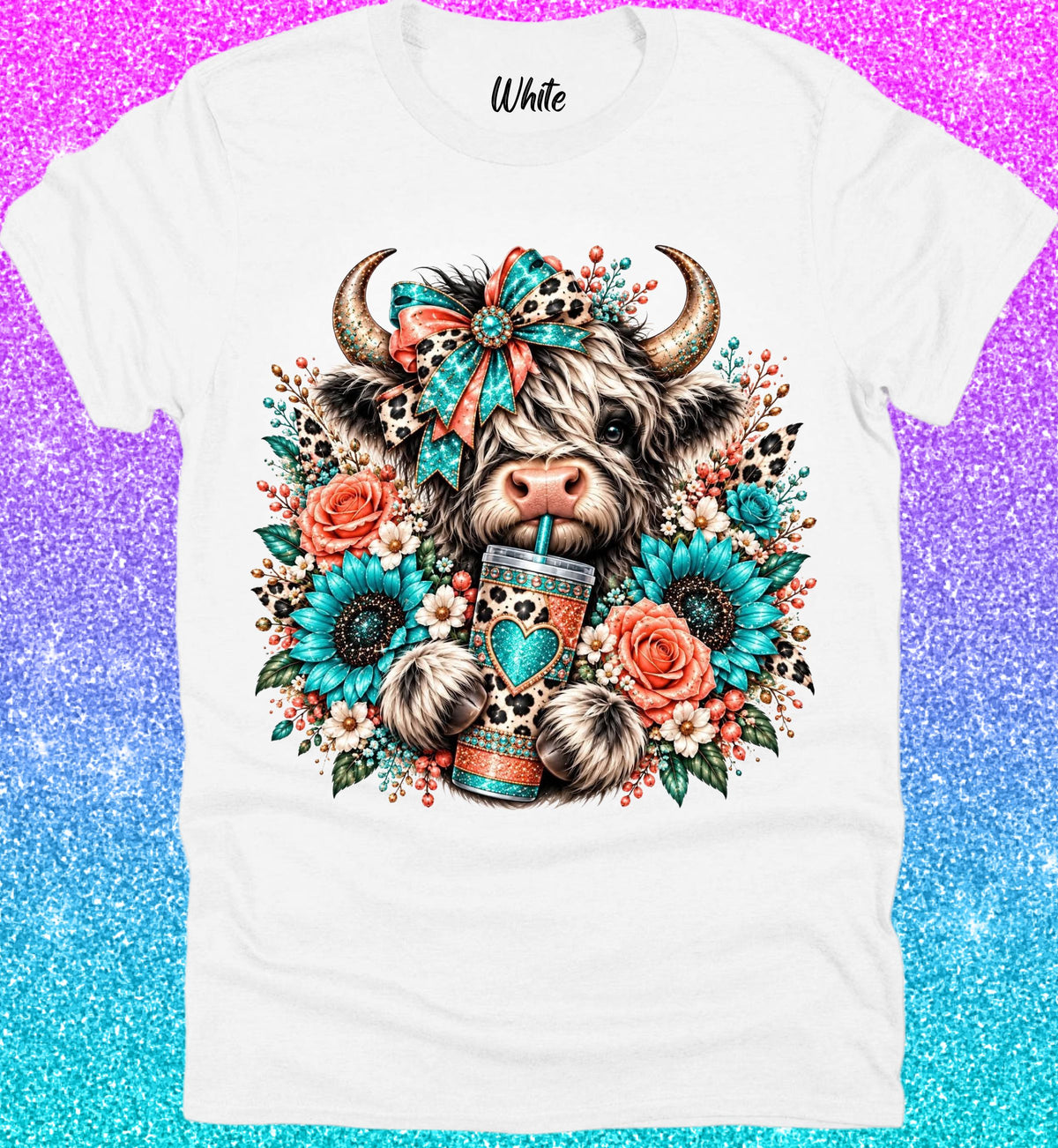 Highland Cow Tee Collection 46