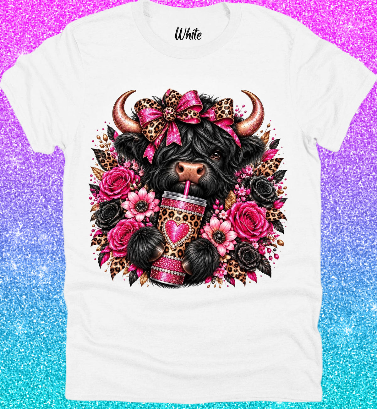 Highland Cow Tee Collection 47
