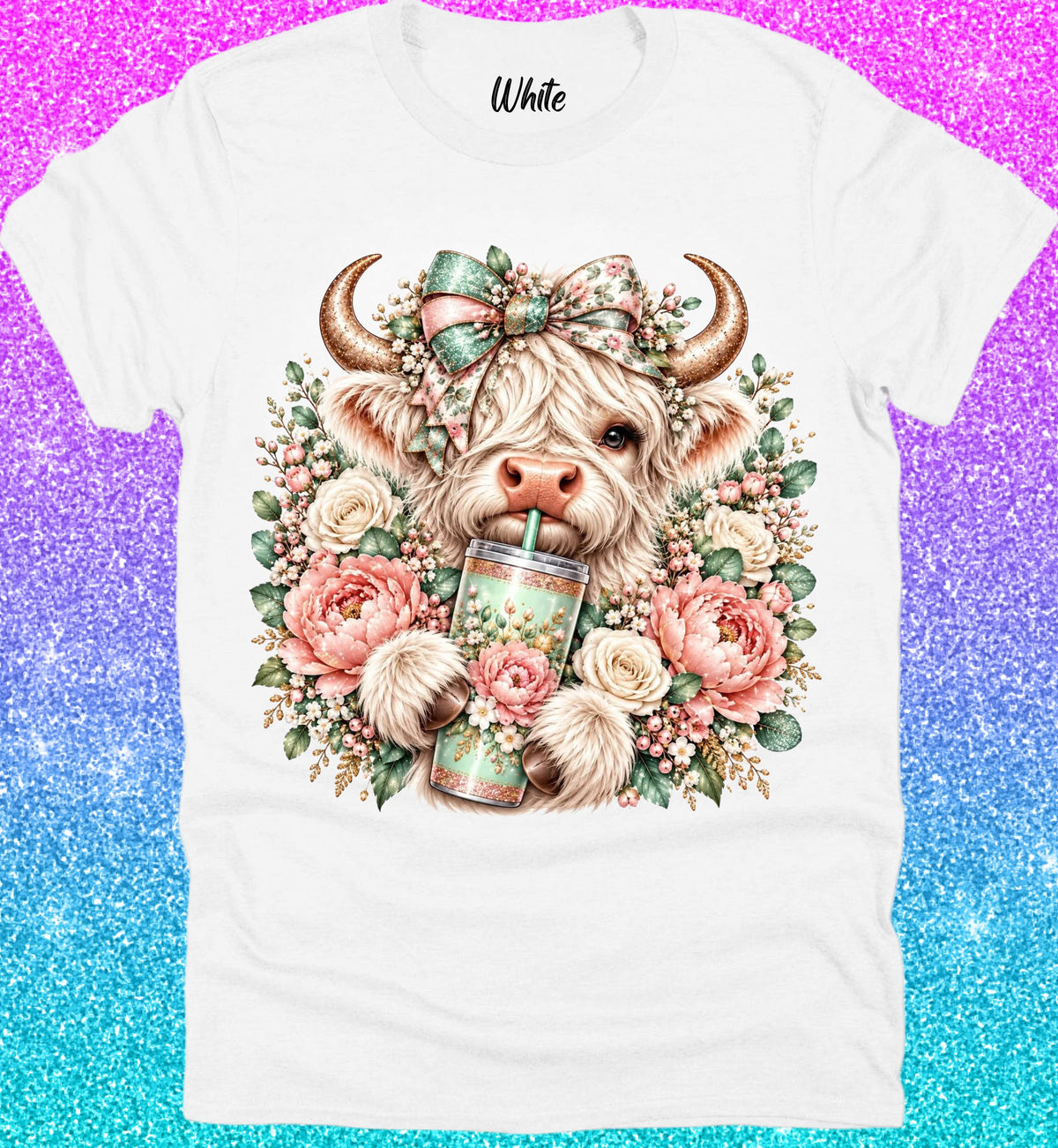 Highland Cow Tee Collection 49