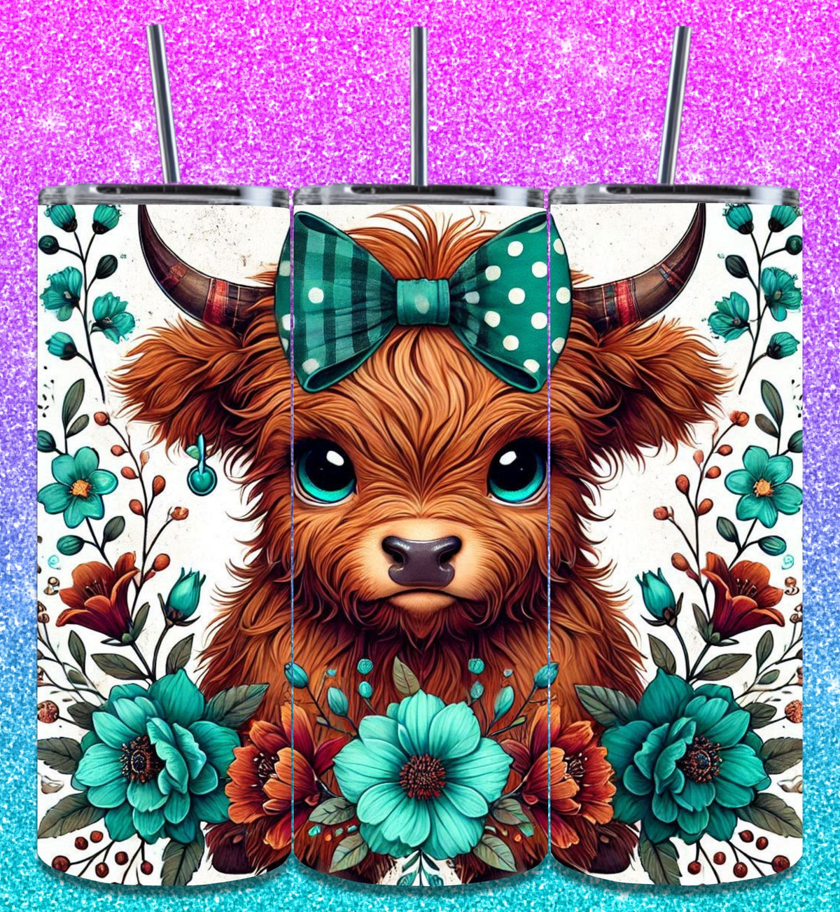 Highland Cow Tumbler Collection 17