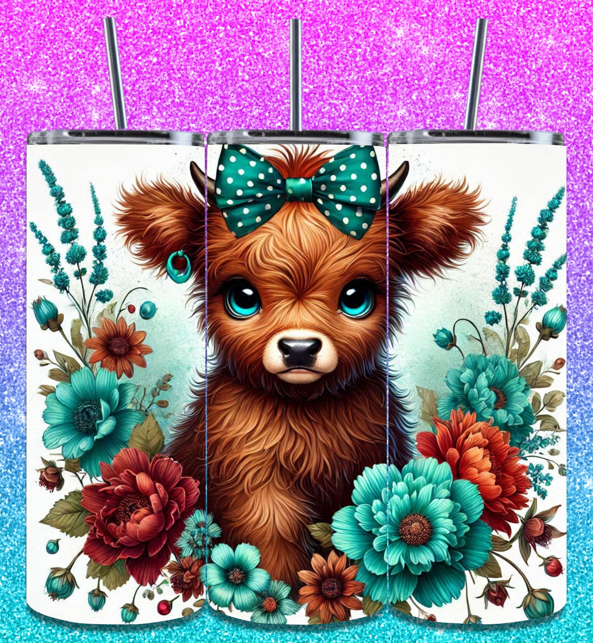 Highland Cow Tumbler Collection 18