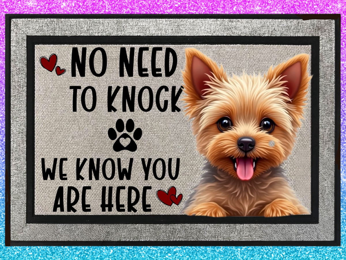 Welcome Mat Yorkie
