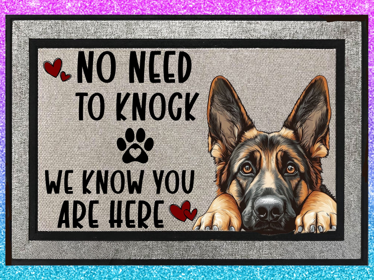 Welcome Mat German Shepherd