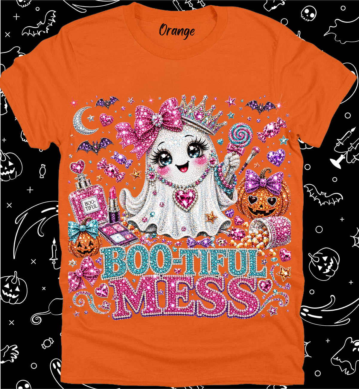 T-Shirt Collection Halloween Rhinestones