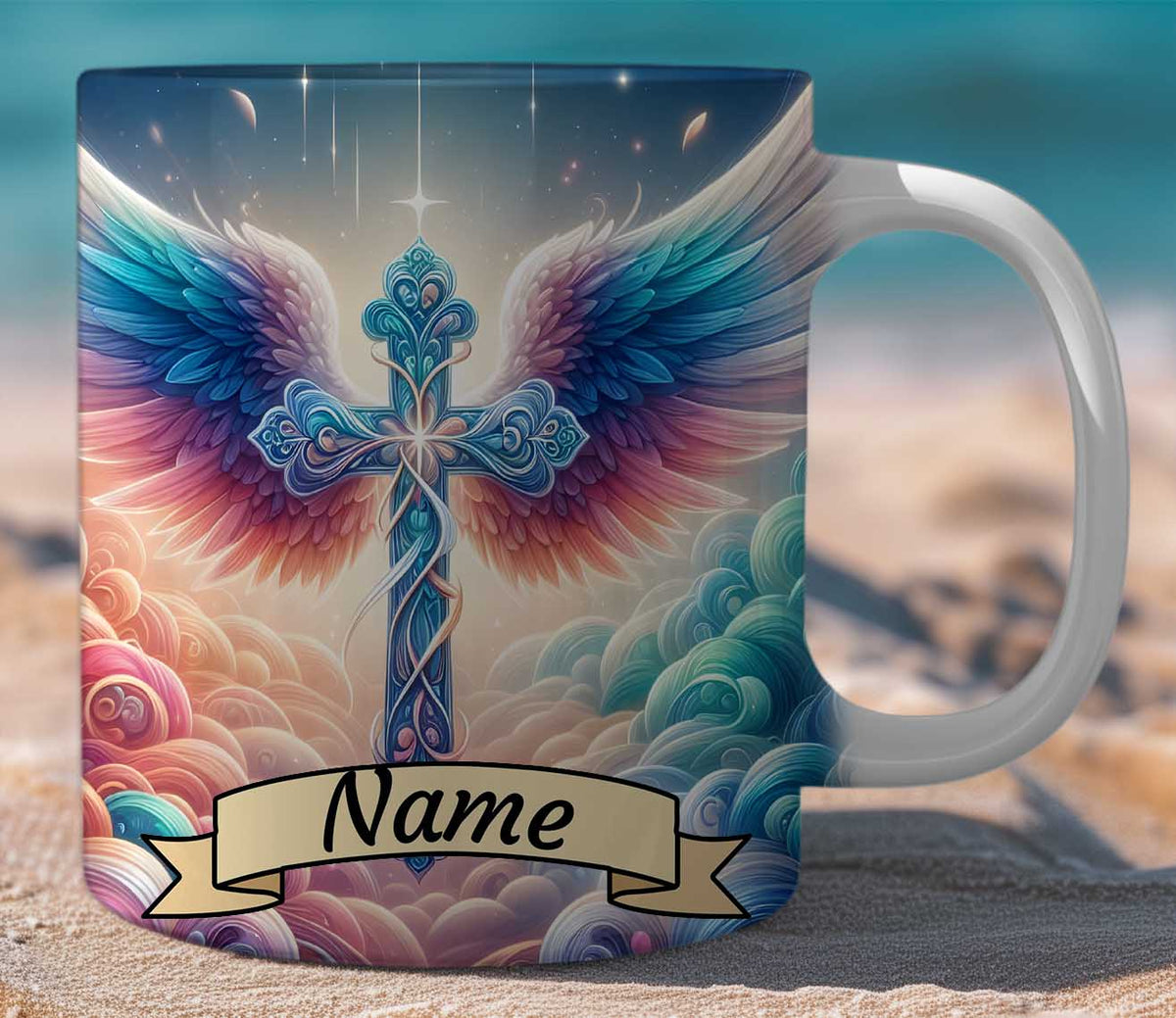 Mug Gift Set Angel Cross