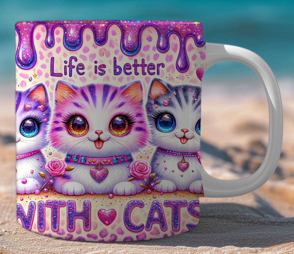 Mugs Life Better With Cats 1