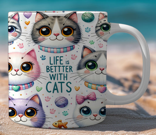 Mugs Life Better With Cats 10