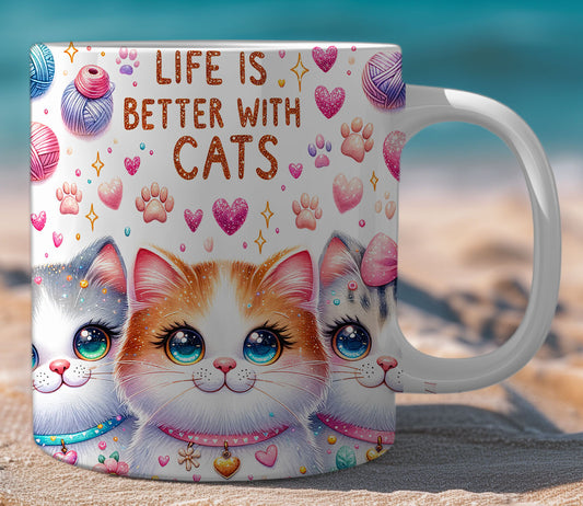 Mugs Life Better With Cats 15