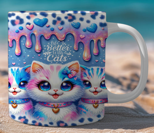Mugs Life Better With Cats 3