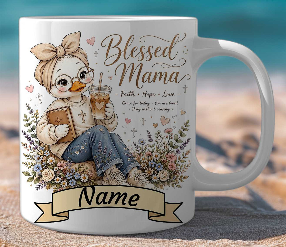Mug Gift Set Blessed Mama