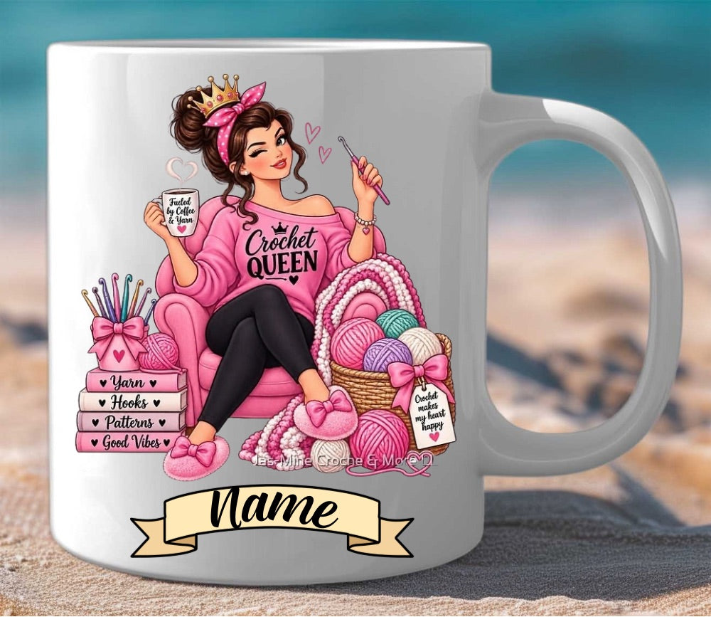 Mug Gift Set Crochet Queen