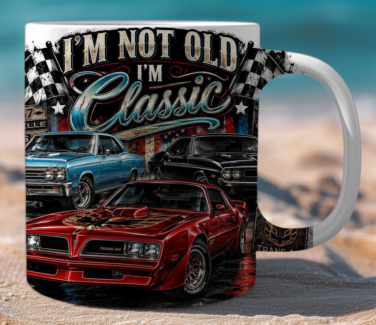 Mug Gift Set Classic Cars