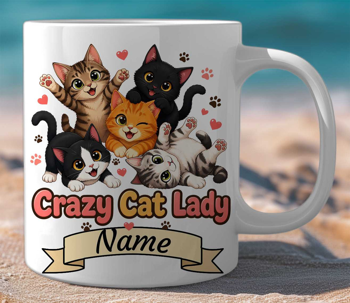 Mug Gift Set Crazy Cat Lady