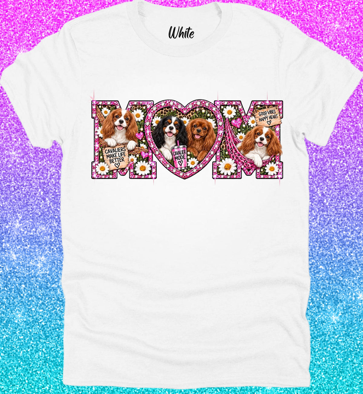 Dog Mom Tee Collection Cavalier