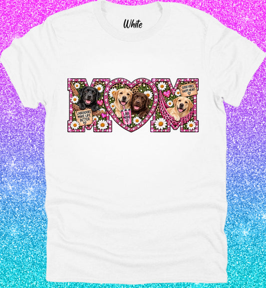 Dog Mom Tee Collection Lab