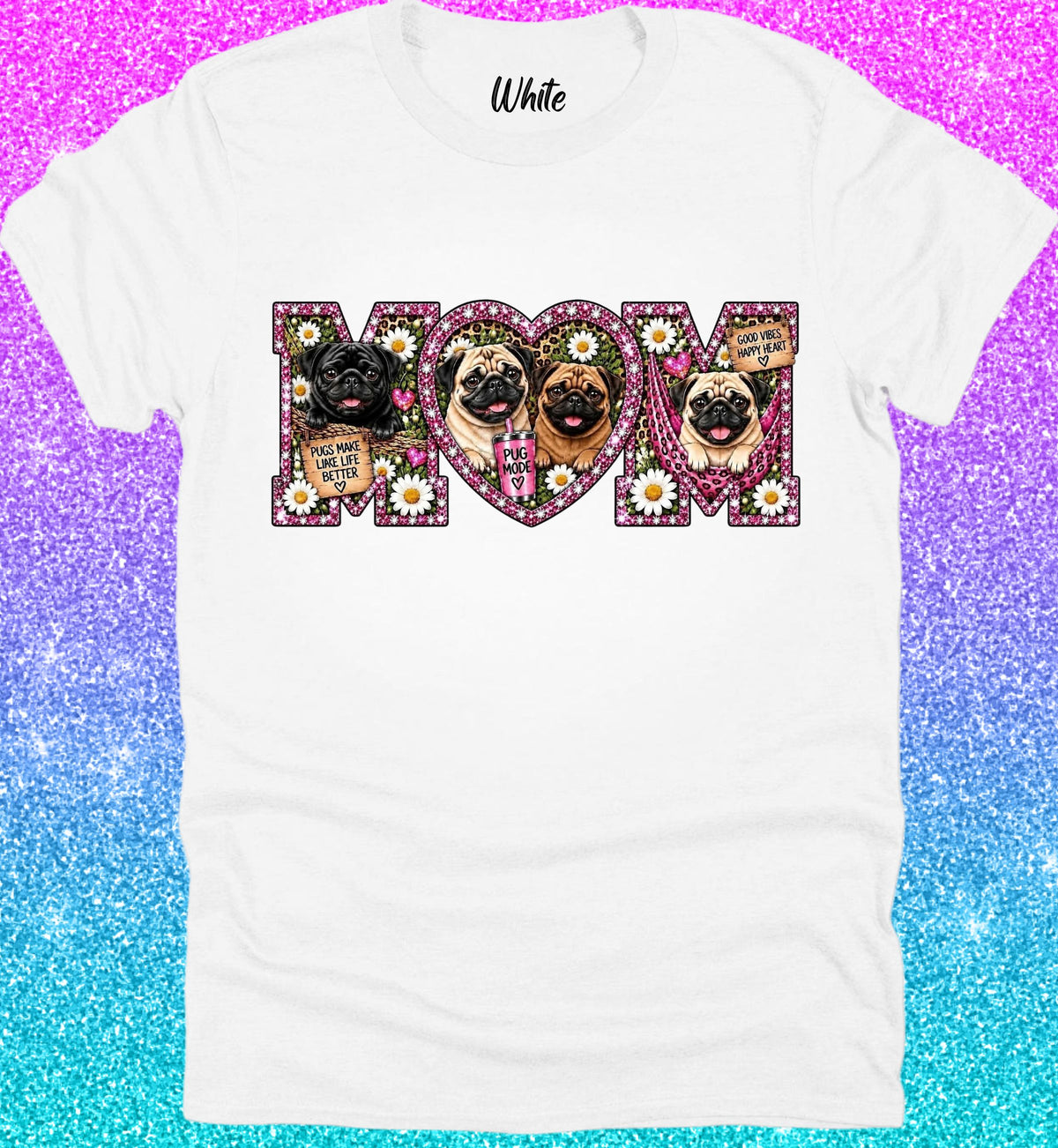Dog Mom Tee Collection Pug