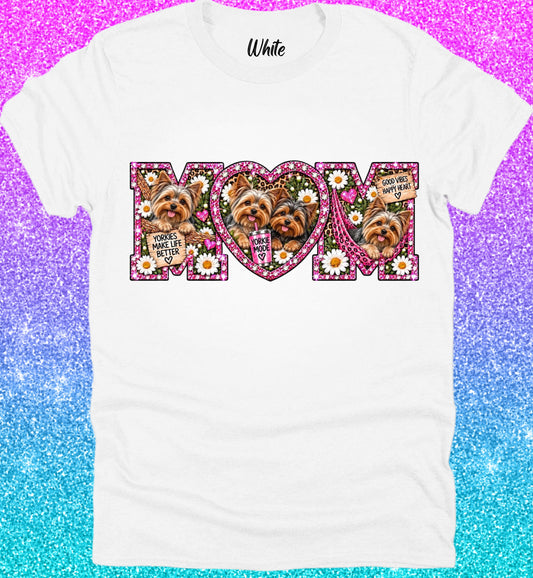 Dog Mom Tee Collection Yorkies