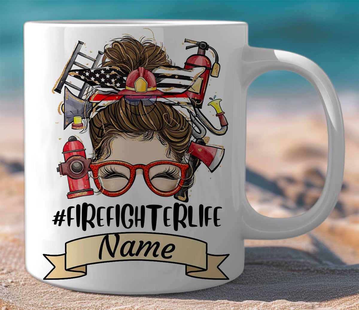 Mug Gift Set Firefighter Life