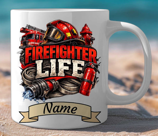 Mug Gift Set Firefighter Life