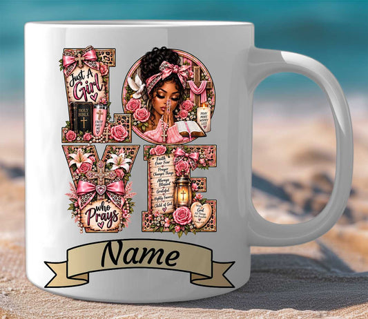 Mug Gift Set Girl Who Prays
