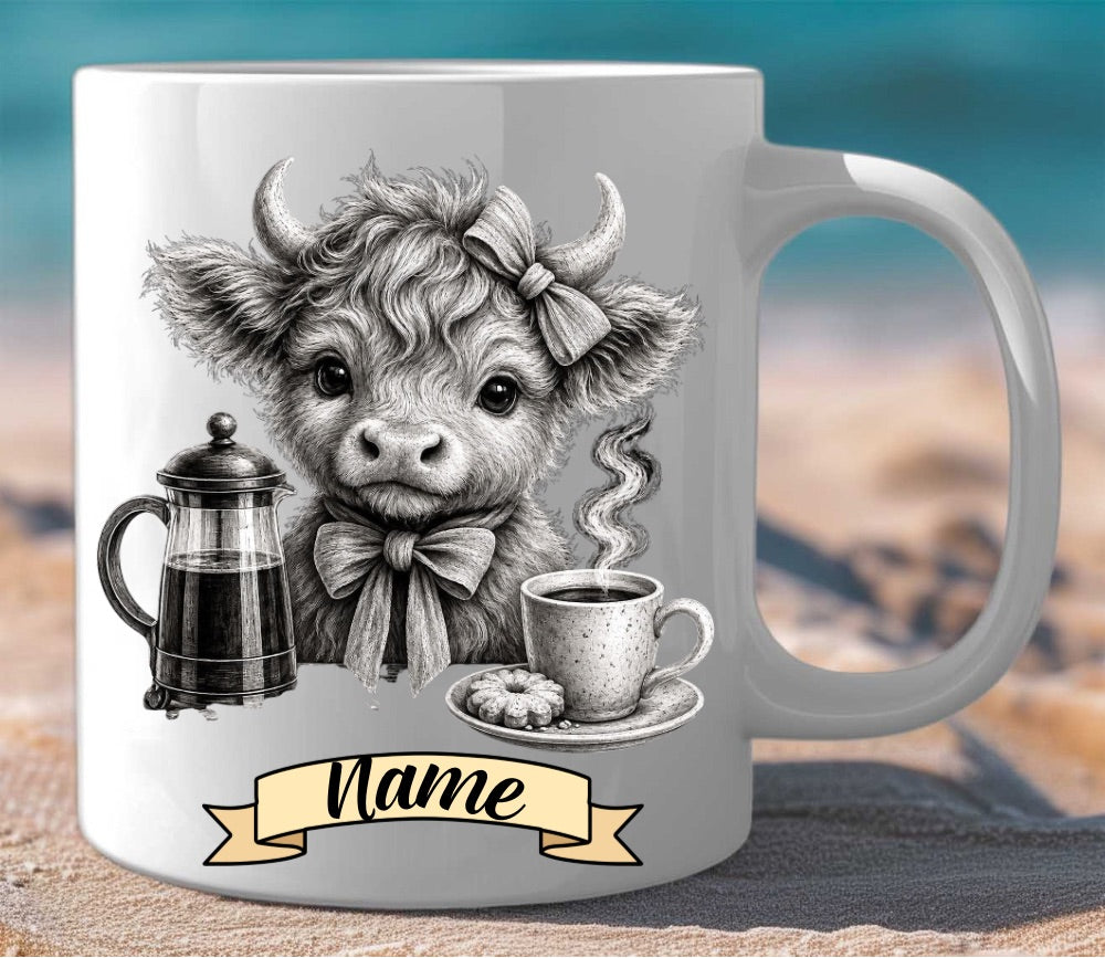 Mug Gift Set Highland Cow 3