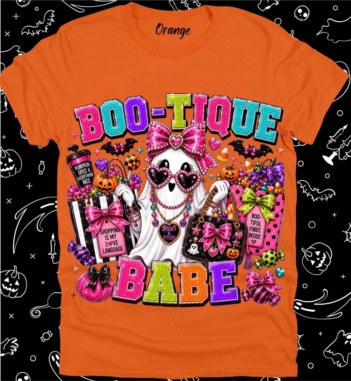 Halloween Preppy Rhinestone Tee Collection 7