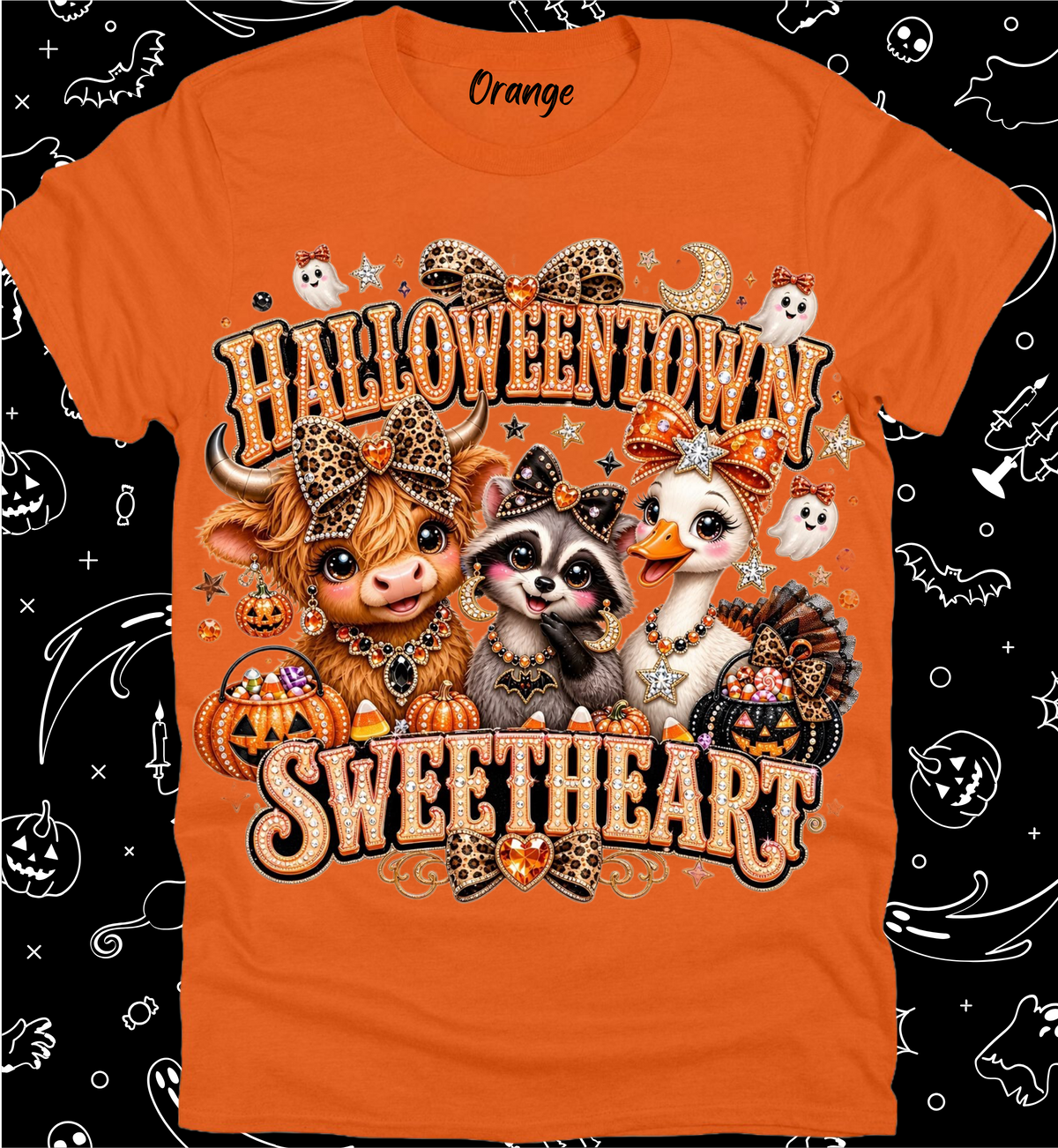 Halloween Preppy Rhinestone Tee Collection 40