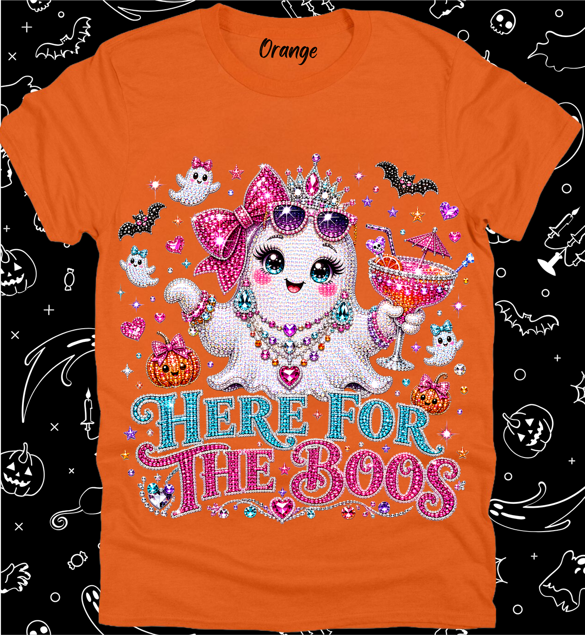 Halloween Preppy Rhinestone Tee Collection 16