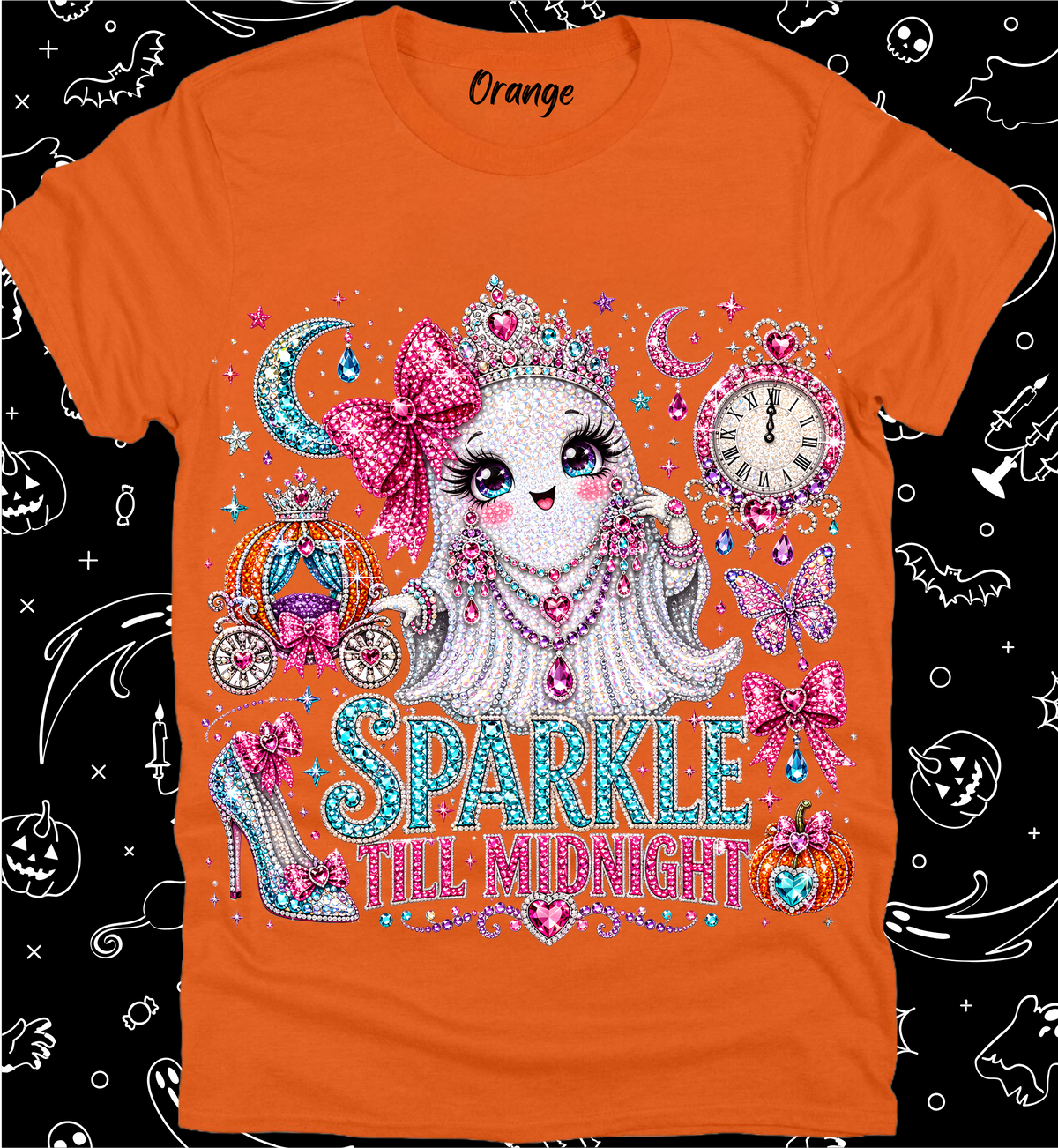 Halloween Preppy Rhinestone Tee Collection 15