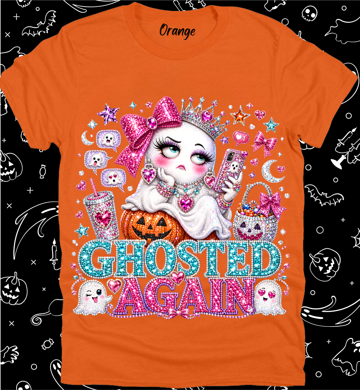 Halloween Preppy Rhinestone Tee Collection 25