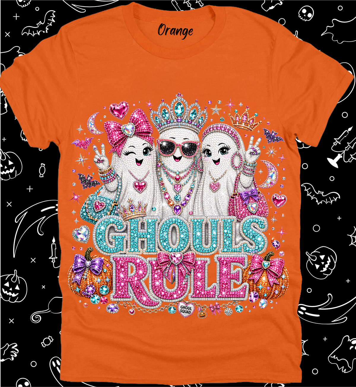 Halloween Preppy Rhinestone Tee Collection 9