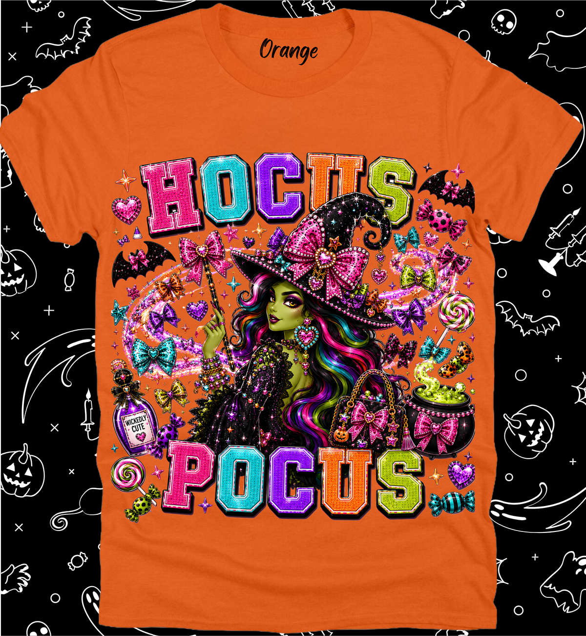 Halloween Preppy Rhinestone Tee Collection 12
