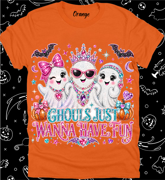 Halloween Preppy Rhinestone Tee Collection 19