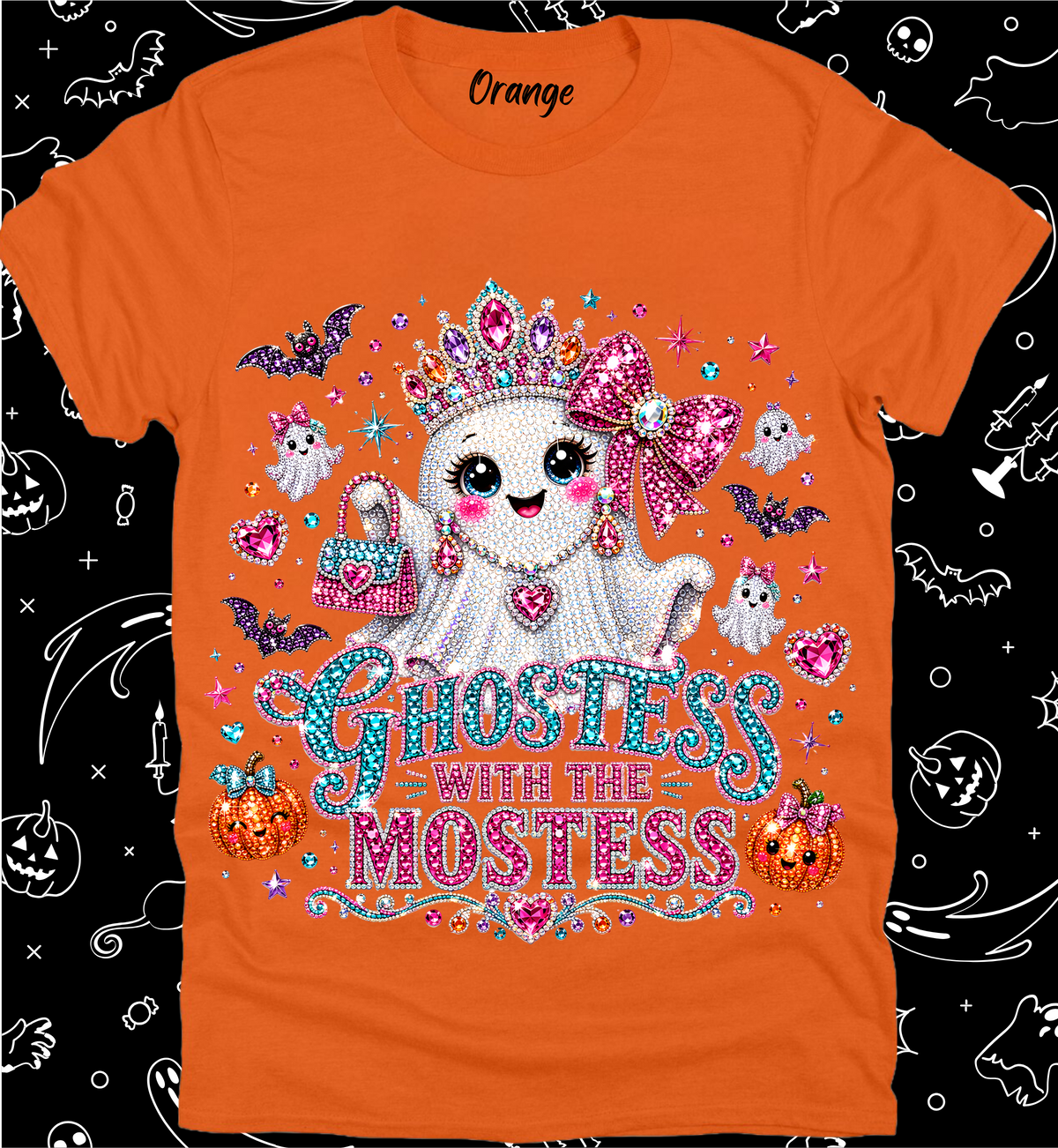 Halloween Preppy Rhinestone Tee Collection 1