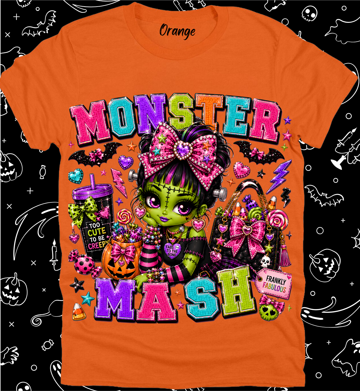 Halloween Preppy Rhinestone Tee Collection 38