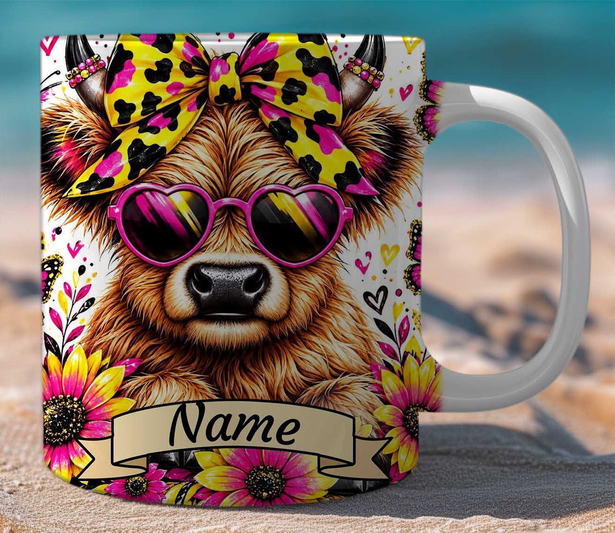 Mug Gift Set Highland Cow
