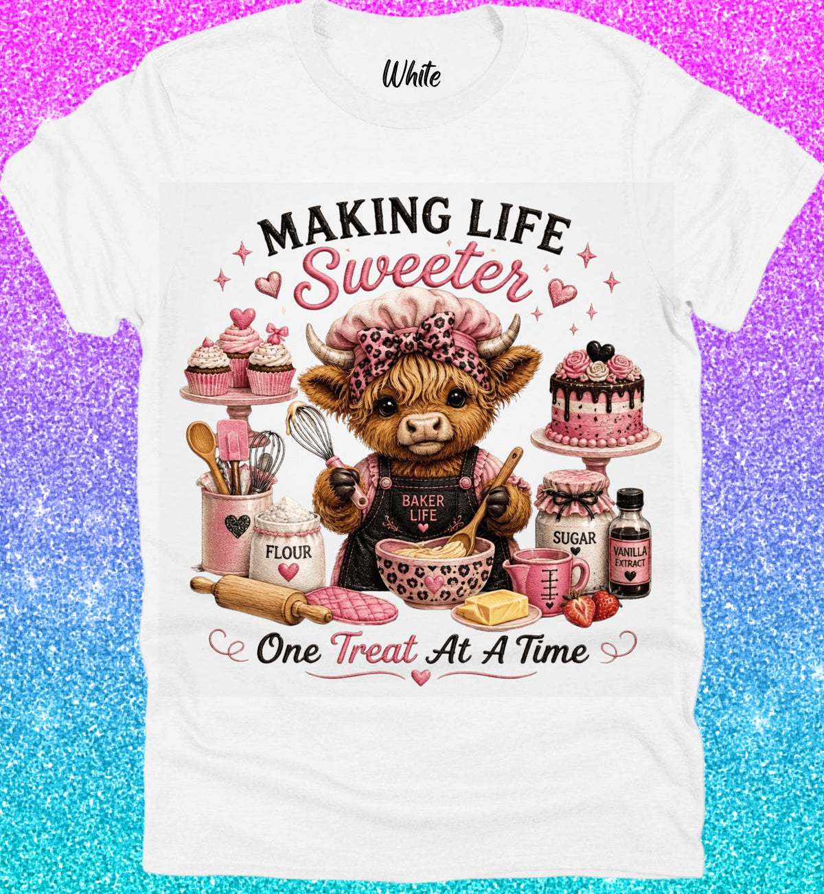 Highland Cow Tee Collection 22