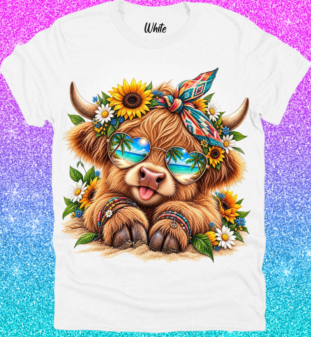 Highland Cow Tee Collection 25